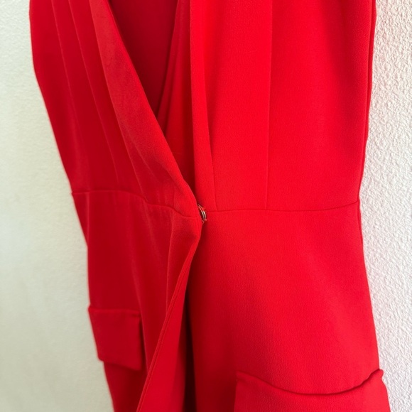 Amanda Uprichard Red Cargo Dress Small - Picture 5 of 6